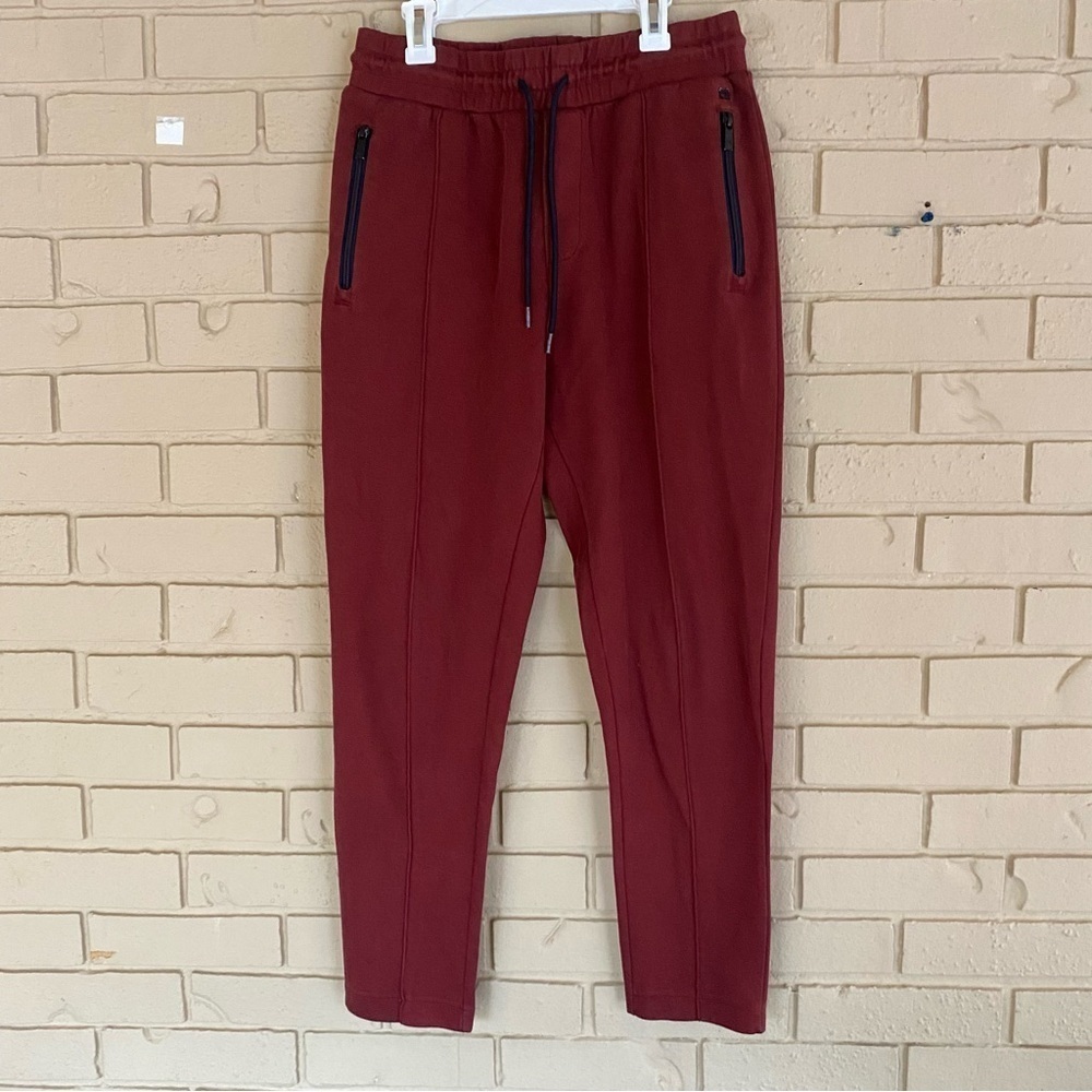 Scotch and Soda 22 Tapered Zip Pocket Sweatpants Athleisure Drawstring Small S